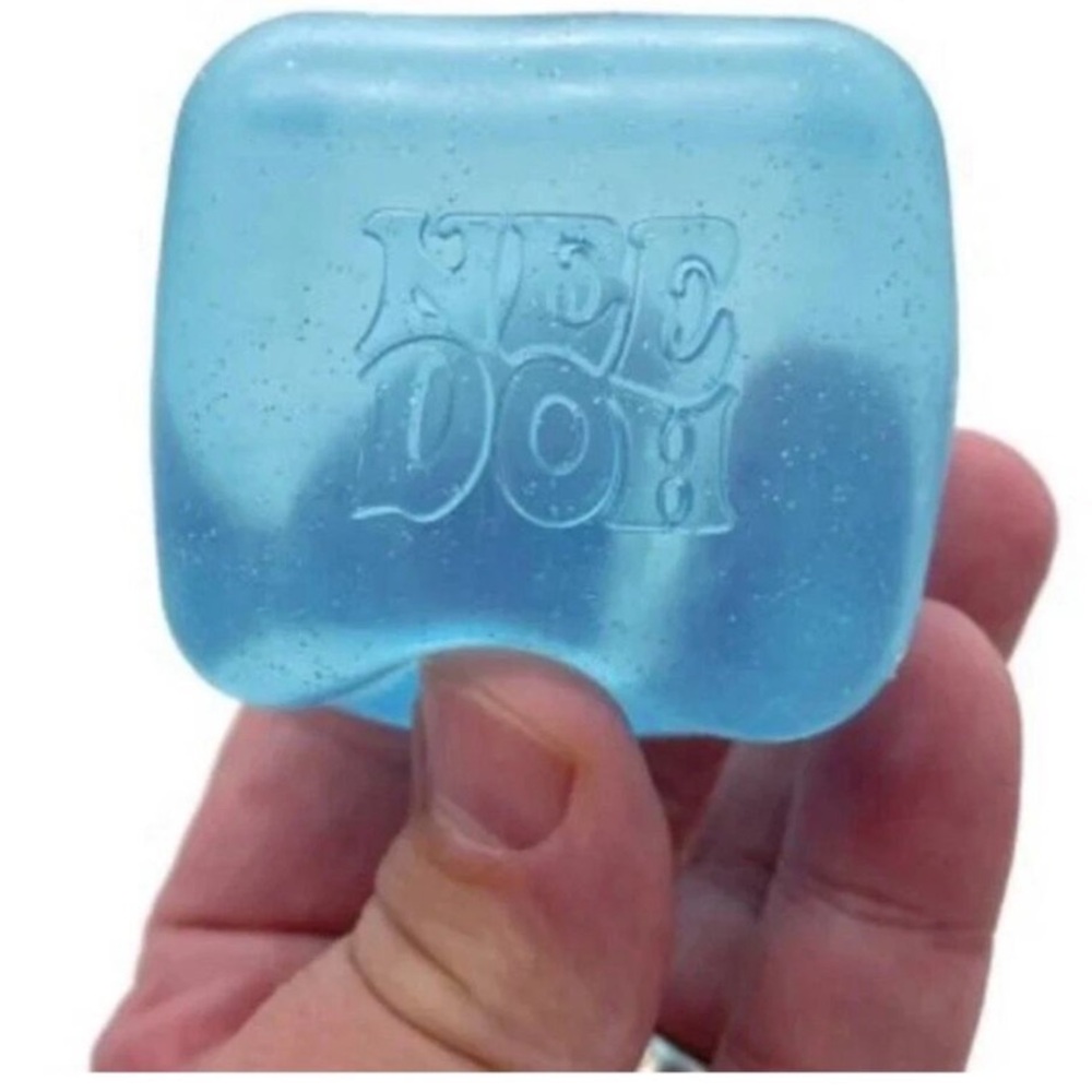 NeeDoh The Original Nice🧊 Cube Super Solid Squish, Blue - Picture 5 of 9